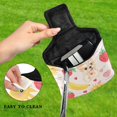 thumbnail image 4 of Haosy Dog Banana Strawberry Sun Golf Mallet Putter Cover Strong Magnetic Leather Golf Club Headcover Closure, 4 of 7