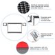 thumbnail image 3 of 5pcs CD Radio Navigation Panel Trim Frame Carbon Fiber Sticker Decoration Fit for Prius 2012-2015, 3 of 5