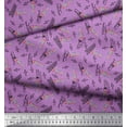 thumbnail image 2 of Soimoi Cotton Jersey Fabric Notes,Piano & Guitar Musical Instrument Print Fabric by The Yard 58 Inch Wide, 2 of 3