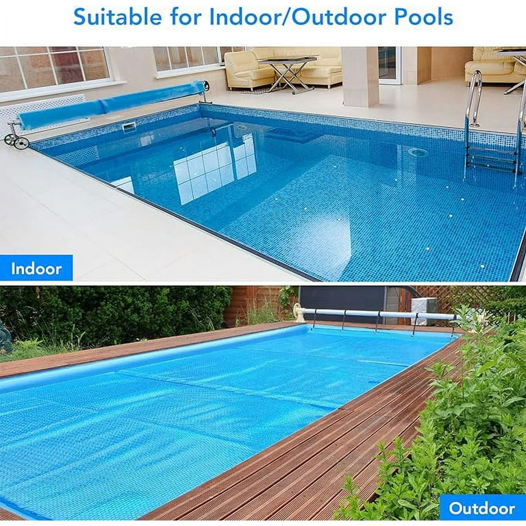 Whizmax 18FT X 36FT Pool Wrap Rectangular Pool Solar Cover 200 M Heat Blanket For Ground And Ground Rectangular Pools Walmart
