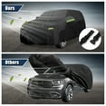 thumbnail image 3 of Unique Bargains Waterproof Car Cover for Dodge Durango 2011-2023 Outdoor Full Car Cover Protection with Zipper Black, 3 of 4