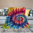 thumbnail image 2 of Shiartex  Tie Dye Blanket Gifts for Women - Unique Rainbow Presents for Girls Sister Birthdays Valentines Super Soft Warm Kids Adults Throw Decor Bedroom Living Room Couch, 2 of 6