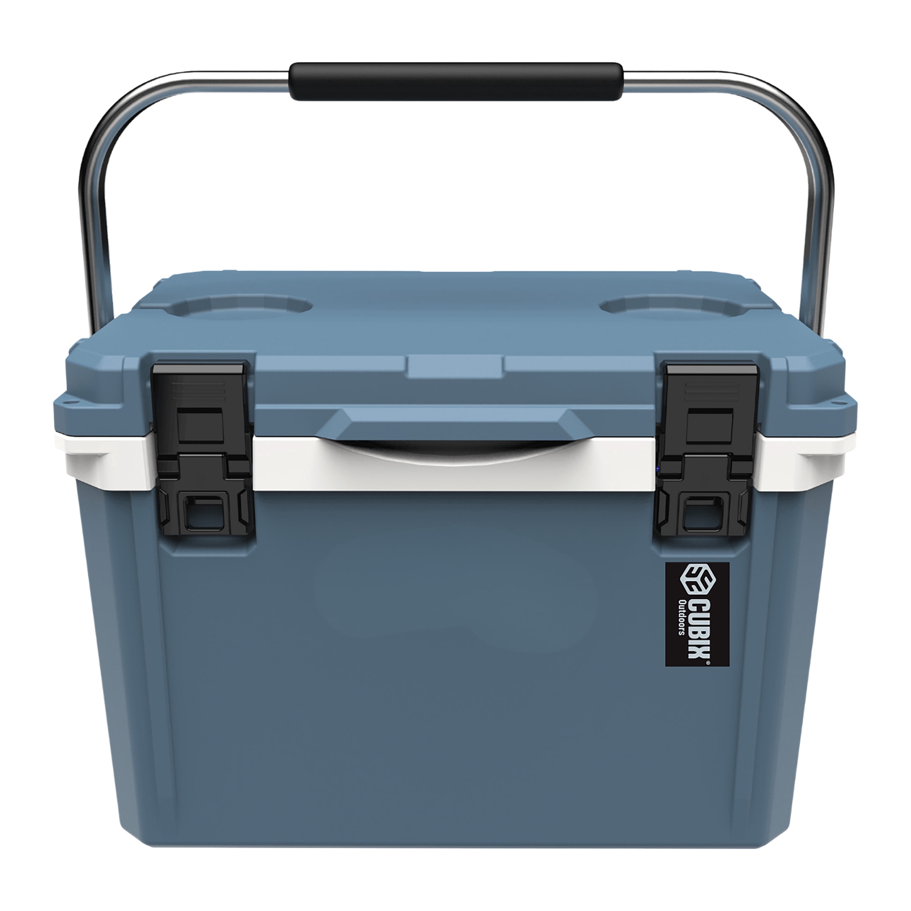 Cubix Outdoors® 20Q Lightweight Portable Insulated Hard Cooler Fits 30 Cans - Slate Blue