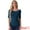 Dark Blue, variant on DARING DIVA Women's Slim Fit Pullover Boat Neck Stretchable T-Shirt 3XL Fuchsia