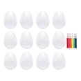 thumbnail image 4 of KLKCMS Foam Eggs Crafts Decorating with Color Pens for Handmade Spring Kindergarten 120MM, 4 of 9