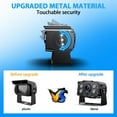 thumbnail image 2 of eRapta Backup Camera System Kit 7" Monitor for Car RV Truck Trailer Tractor 5th Wheel Split Screen 1080P Back up Reversing Parking System Night Vision Rear and Side Wired Camera Y0202, 2 of 8