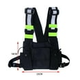 thumbnail image 2 of Men Women Fashion Chest Rig Bag Reflective Vest Hip Hop Streetwear Functional Harness Chest Bag Pack Front Waist Pouch Backpack, 2 of 5