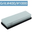 thumbnail image 1 of Afilador de cuchillos de piedra de afilar profesional, 2 granos laterales 1000 6000, afilador de piedra de agua con guía de ángulo de Base de bambú antideslizante, 1 of 3