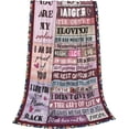 thumbnail image 4 of to My Daughter Gifts Throw Blanket Daughter Blankets from Mom Birthday Gifts from Mother Christmas Thanksgiving New Year Valentines Day Gifts 50"x60", 4 of 6