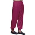 thumbnail image 2 of Atasi Mens Elastic Ethnic Wear Bottom Pant Readymade Solid Rayon Harem Pajama, 2 of 5