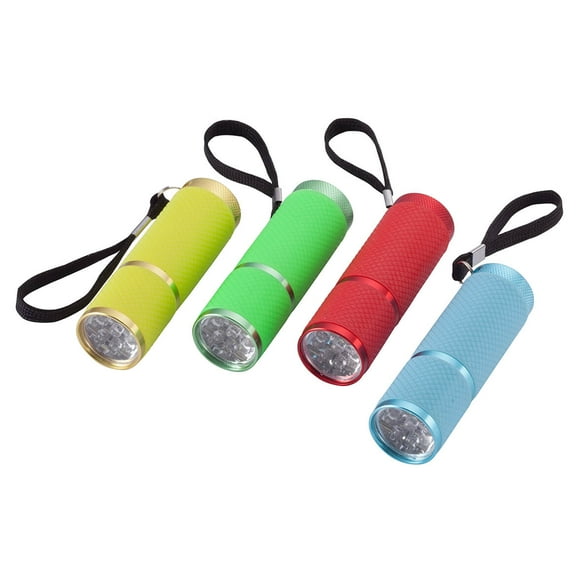 Compact LED Flashlights, Set of 4