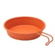 thumbnail image 4 of Tazas de viaje, tazones para mochileros, vajilla pequeña antiadherente multiusos, plato sólido naranja, 4 of 8