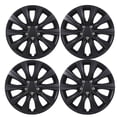 thumbnail image 3 of 16" Set of 4 Hubcaps Wheel Rims Cover W/Decoration Nuts for 2009-2025 Toyota Corolla And 2009-2014 Toyota Matrix Compatible with Steel Wheels Snap on Installation(16-inch,Black Matte), 3 of 10