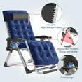 thumbnail image 5 of ABORON Zero Gravity Chair,Adjustable Lawn Recliner,Folding Reclining Patio Lounger Chair with Removable Cushion, Headrest & Cup Holder, 5 of 9