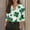 Green, variant on St.Patrick's Day T-shirt Women - Irish Lucky Clover 3/4 Sleeve Shirt, Fashion Shamrock Green Shirt, Costume for St.Patrick's Day|Style STurquoiseS