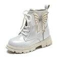 thumbnail image 5 of Krdevn Girls Boots - Children's Boot Soft Sole Boots -Toddler Boots,Cowgirl Boots,Color:Silver,Size:11.5-12 Years, 5 of 5
