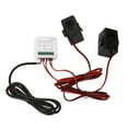 thumbnail image 1 of Medidor de energía inteligente WIFI Medidor de electricidad WiFi para el hogar con 2 transformadores de corriente de pinza de 120 A de 90 a 250 V CA, 1 of 15