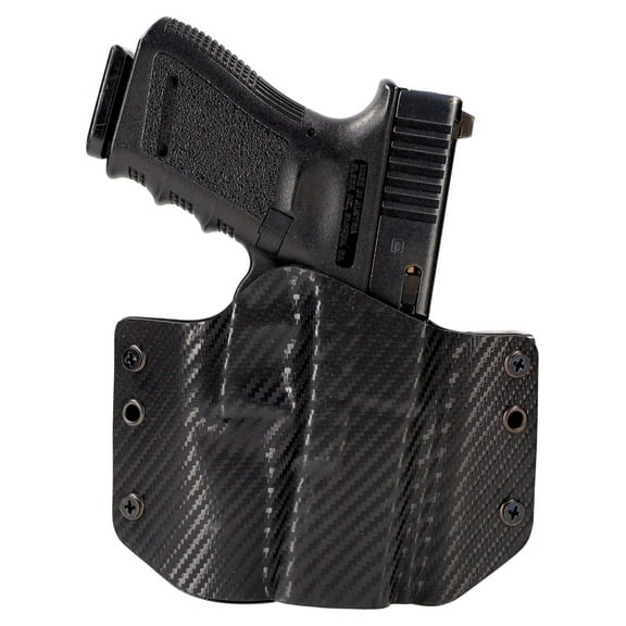 Black Carbon Fiber OWB Holster (Right-Hand, CZ P-10 C)