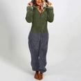 thumbnail image 2 of Pijama de franela de felpa para mujer, mameluco de manga larga con cremallera, sombrero de cuello alto, mantener el calor, ropa de dormir para niña, ropa de casa, Otoño e Invierno, 2 of 4