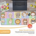 thumbnail image 4 of Large Gaming Mouse Pad with Seam Edge, Anti-Slip Extended Mouse Pad with Micro-Weave Cloth Surface,Waterproof Keyboard Pad, Desk Pad for Gamer Office Home XL 31.5" x 15.7" Cute Animaux, 4 of 6