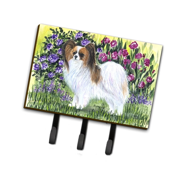 Carolines Treasures SS8153TH68 Papillion Leash Holder or Key Hook, Large, Multicolor