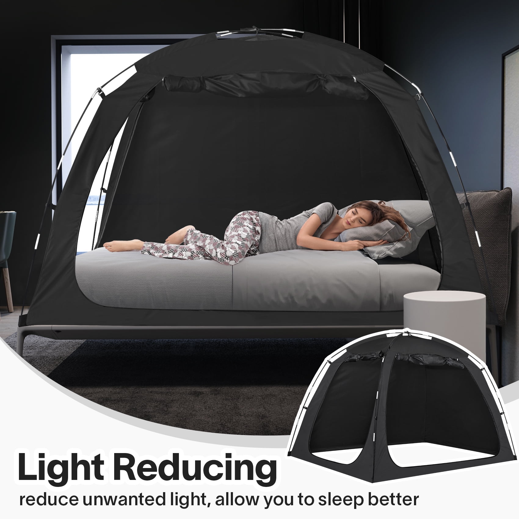Pop Up Full Size Bed Canopy Tent Walmart