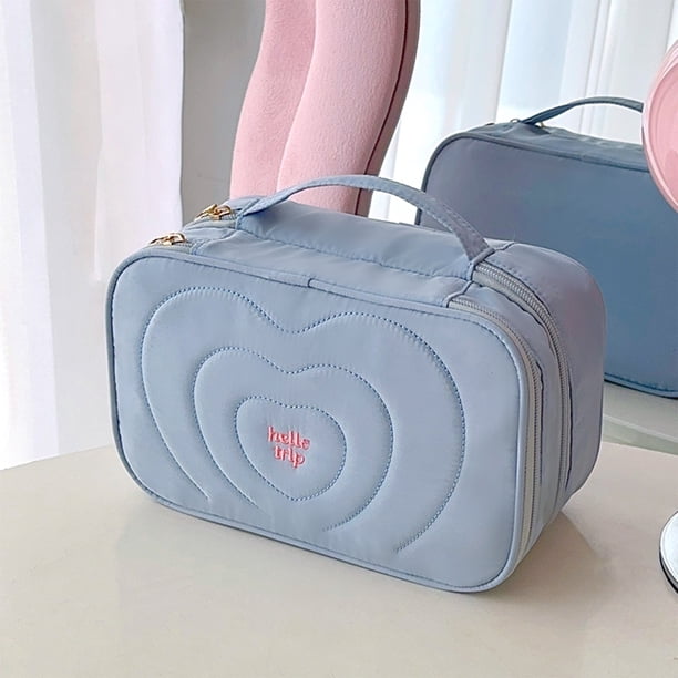 Aparatos de cocina, Electrodomésticos, Bonita bolsa de almacenamiento de gran capacidad para artículos diversos, neceser de maquillaje, portátil, de mano, para mujer, para artículos de tocador de viaj