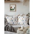 thumbnail image 3 of Outdoor Pillows Waterproof, Spring Floral Bedding Throw Pillows with Insert for Couch Sofa Bed, Berry Farmhouse Flowers Elegant 16x16 Inch Pillowcases Decorative Camping Patio Pillow Set of 1, 3 of 8