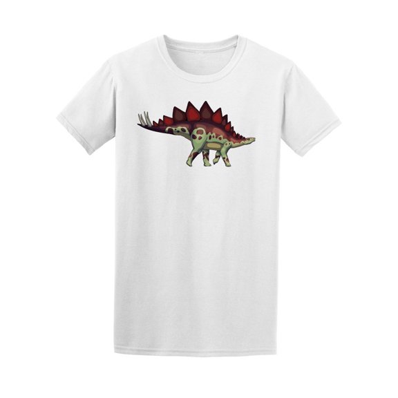 Cartoon Dinosaur Stegosaurus Tee Men's -Image by Shutterstock