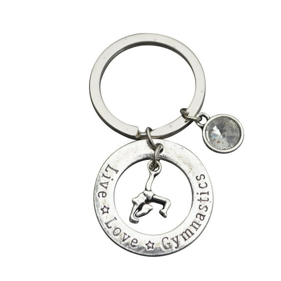 Live Love Gymnastics Keychain -