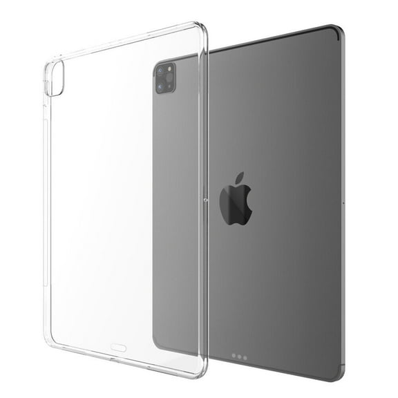 BISEN For iPad Pro 12.9 (6th Gen, 2022) Case, Clear TPU Protective Cover Armor, Shock Adsorption, Drop Protection, Lifetime Protection