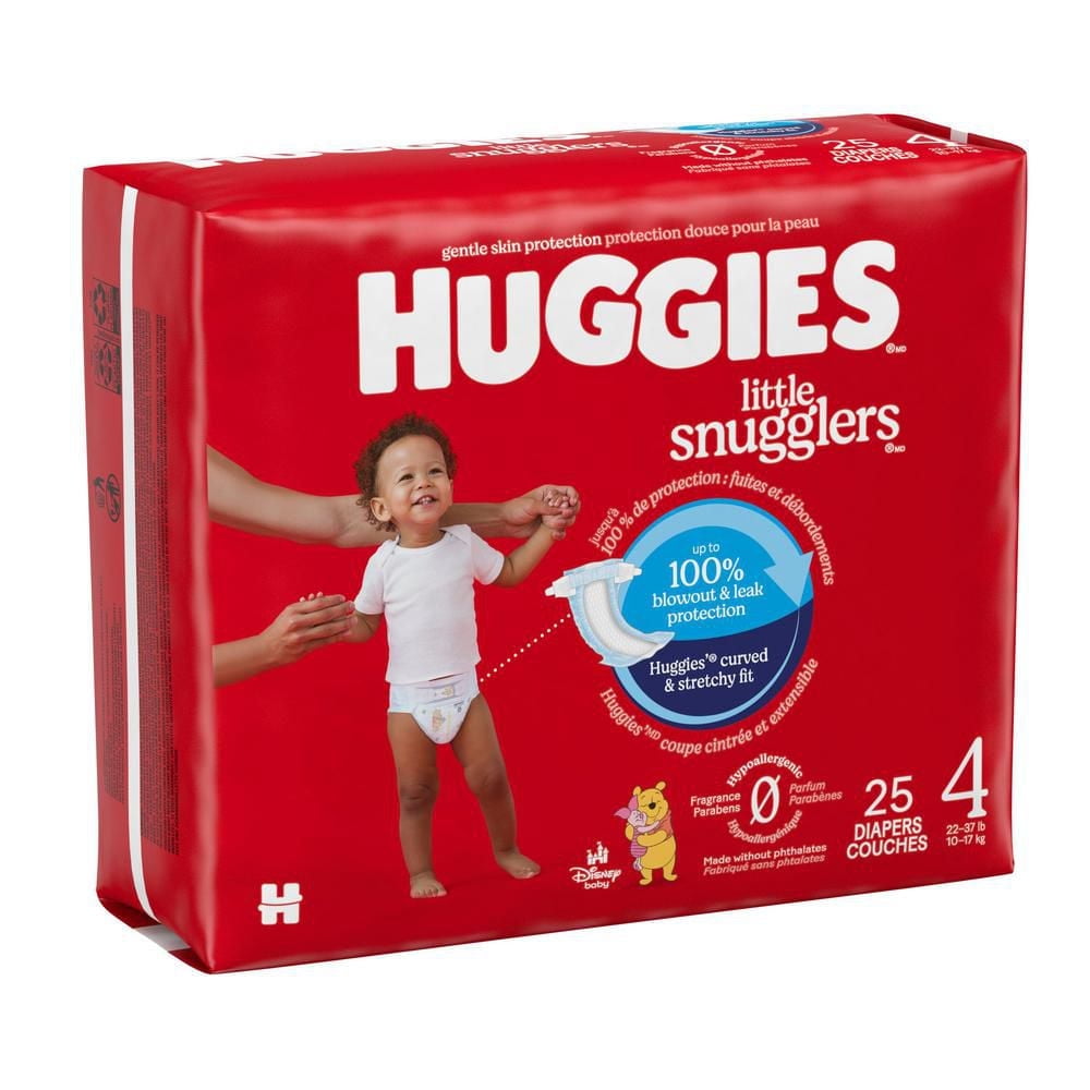 HUGGIES Little Snugglers Baby Diapers, Econo Pack, Size 1-6, Count 108-198, Size 1-6 | 108-150 Count
