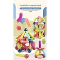thumbnail image 2 of Juego de 36 piezas de bloques magnéticos de construcción: juguete educativo de construcción colorido, bloques magnéticos STEM para el montaje creativo de los niños (embalaje en caja de regalo)., 2 of 7