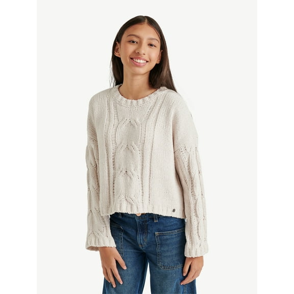 Justice Girls Cable Knit Sweater, Sizes XS - XLP