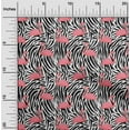 thumbnail image 2 of oneOone Georgette Viscose Dark Peach Fabric Flamingo Sewing Fabric By The Yard Printed Diy Clothing Sewing Supplies 42 Inch Wide, 2 of 6