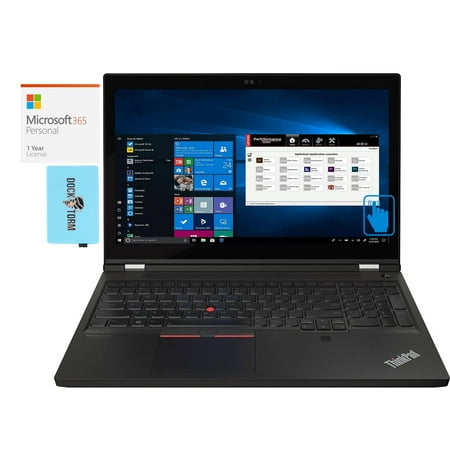 Lenovo ThinkPad P15 Gen 2 Workstation Laptop (Intel i7-11850H 8-Core, 15.6in 60 Hz Touch 4K Ultra HD (3840x2160), Win 11 Pro) with Microsoft 365 Personal , Dockztorm Hub