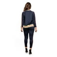 thumbnail image 4 of Victorious Women's G Track 2 Piece Tracksuit Set - Sweatshirt Jacket and Sweat Pants VL208 - Navy - 3X-Large, 4 of 7