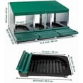 thumbnail image 3 of Garvee 3 Compartment Chicken Nesting Boxes, Metal Roll Away Nest Box with Lid Cover for Chicken Coop, Easy Egg Collection, Egg Laying Box for Chickens, 3 of 6