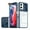 Blue, variant on Xpression Phone Case For Motorola Moto G 5G 2026 / Moto G Play 2026 Hybrid Slim Case with Slide Camera Protector, Shockproof TPU Clear Back & Color Frame Bumper Cover, Green