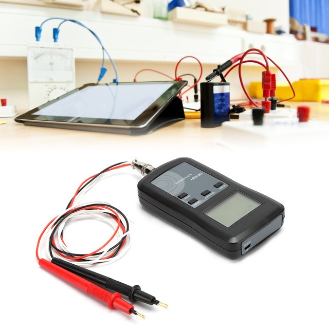 Battery Tester, Battery Internal Resistance Tester ABS 4 Wire System Anti Interference Sturdy For Work