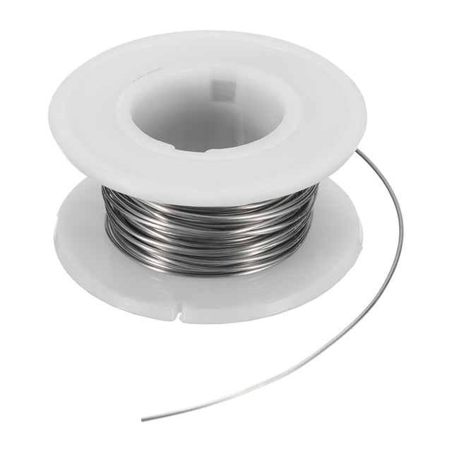 Uxcell 22 Gauge Nichrome 80 Alambres de Resistencia de Calentamiento 13ft Alta Temperatura para Componentes Electrónicos, Blanco