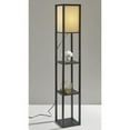 thumbnail image 2 of Adesso® Wright Shelf Floor Lamp, 63", Black/Natural, 2 of 5