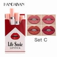 thumbnail image 5 of 4Pcs Cigarette Lipstick Set Semi Matte Mist Little Smoke Lipstick Long, 5 of 5