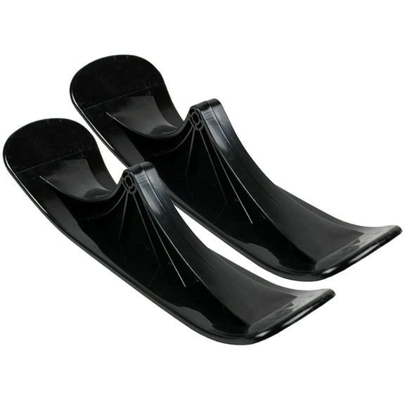 RENACLIPY Renaclipy Black Pe Snowboard for Scooters Smooth Edges Winter Fun