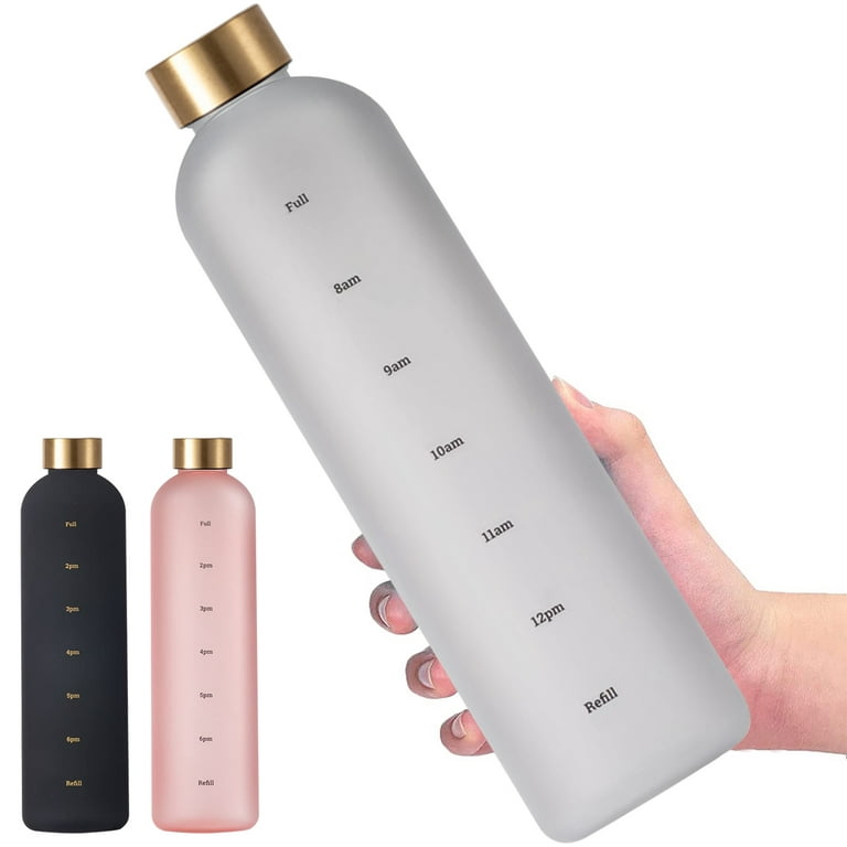 Motivational Water Bottle with Time Marker — MyShopppy