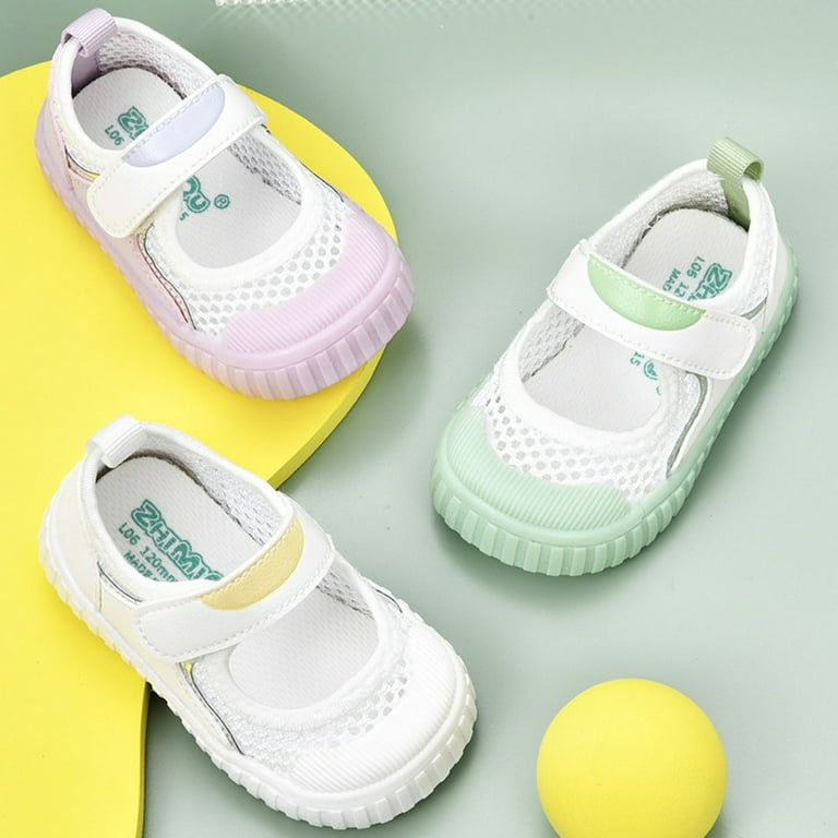 Zecgelong Baby Shoes Boys And Girls Walking Shoes Comfortable And