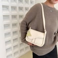 thumbnail image 4 of Nuevo bolso de cuero artificial para las axilas, bolso de hombro tipo bandolera simple a la moda, 4 of 5