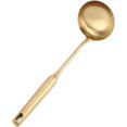 thumbnail image 3 of Ladle Spoon Soup-Stainless Steel Ladle Spoon Large Soup Ladle Kitchen Spatula Turner Cooking Tool(Tyrant Gold), 3 of 5