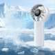 thumbnail image 2 of Portable Handheld Fan Rechargeable Mini Fan With LED Display 3 Speed USB Fan For Travel Office Outdoor, 2 of 7