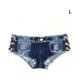 thumbnail image 4 of Jumpingount Pantalones cortos transpirables de algodón para mujer, ropa Sexy de vendaje, cómodos, para discoteca, de cintura baja, Vintage Prendas para la parte inferior del cuerpo L, 4 of 6